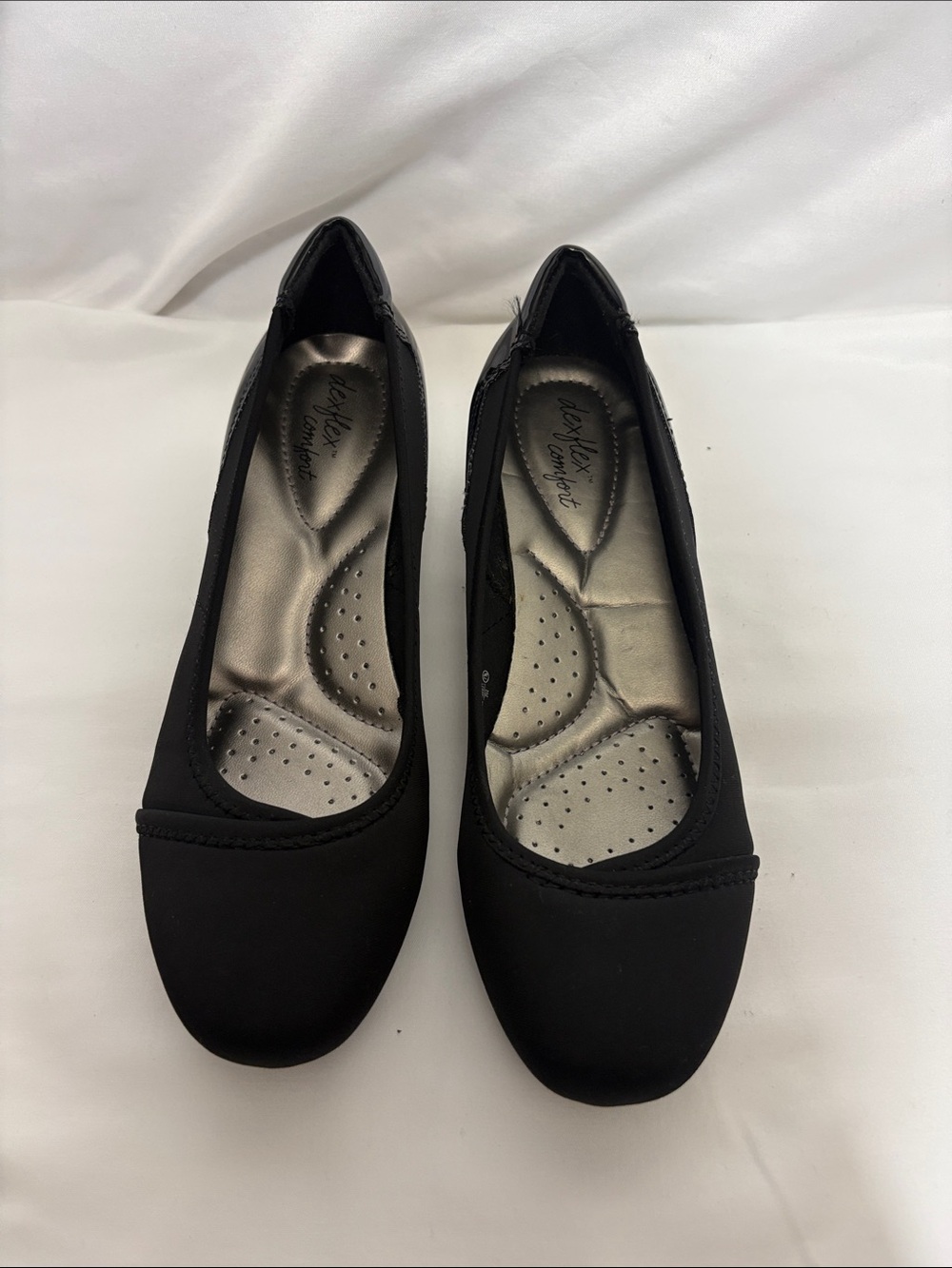 dexflex comfort Black Women's Dusk Wedge Pumps